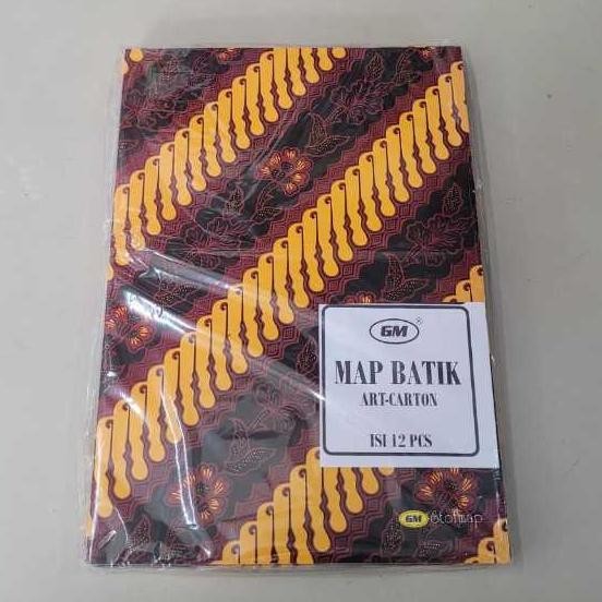 

TERMURAH Map Batik Art Karton GM F4 Folio - 1 Pack Isi 12 Pcs Siap kirim