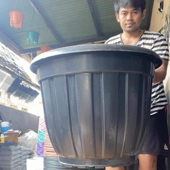 Pot Bunga Besar Glory 70 Hitam Untuk Tambulampot Grosir Pot