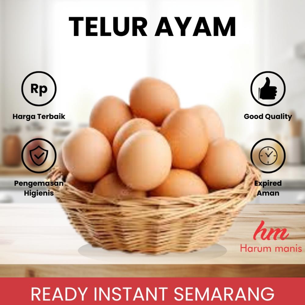 

TELUR AYAM NEGERI 1KG KIRIM INSTANT SEMARANG