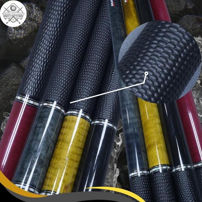 YFEN M SERIES LEATHER WRAP CARBON STICK PLAY BILLIARD