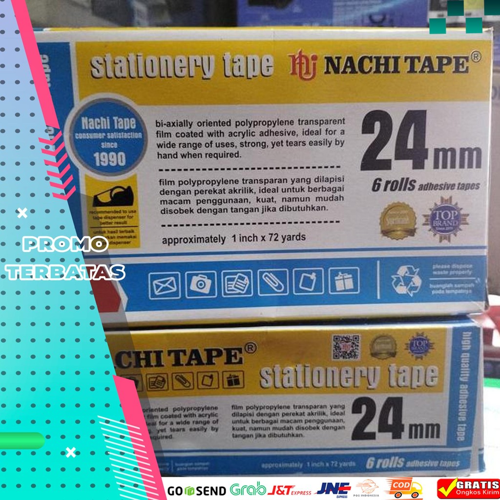 

ISOLASI NACHI TAPE 24MM BENING