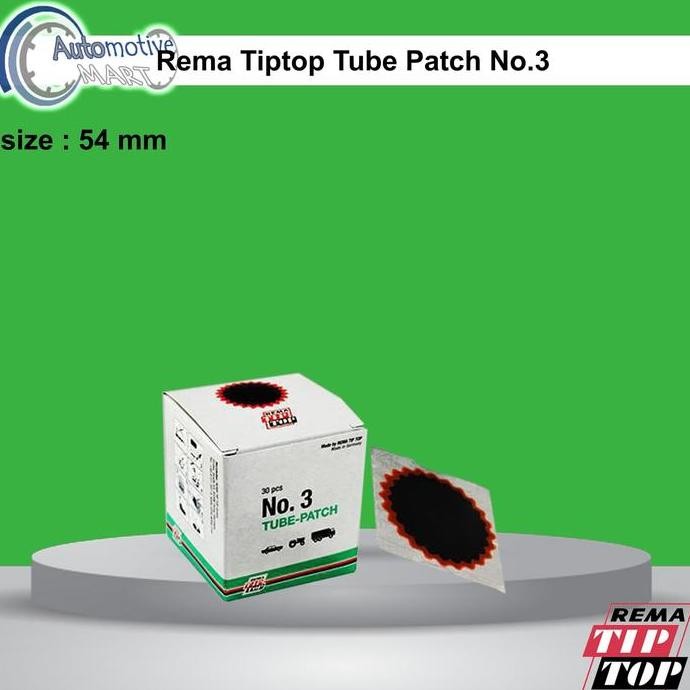 NEW Rema TipTop Tube Patch No.3 Karet Koyok Tambal Ban TipTop 500 0067