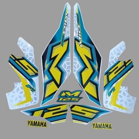 Striping Stiker Polet Motor Yamaha Mio M3 125 Mio125 2022 2023 Fullset List Stiker Motor Standar