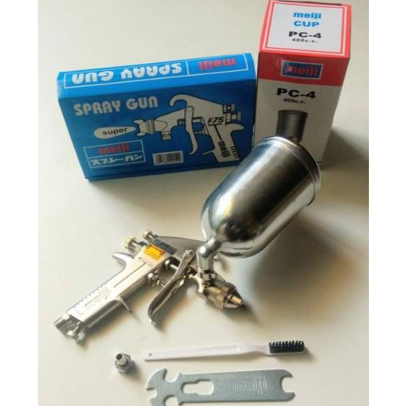 MEIJI Spray Gun Tabung Atas F75 / F-75 SPRAY GUN MEIJI F75 TABUNG ATAS TAIWAN - MEIJI F 75 - SPRAYGU