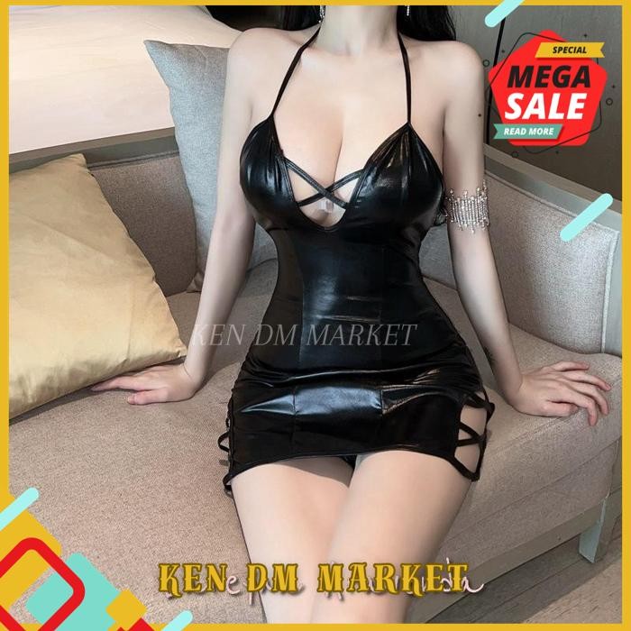 SET LINGERIE LATEX KILAP HOT NIGHTGOWN LEATHER LG658 HIGHT QUALITY !!
