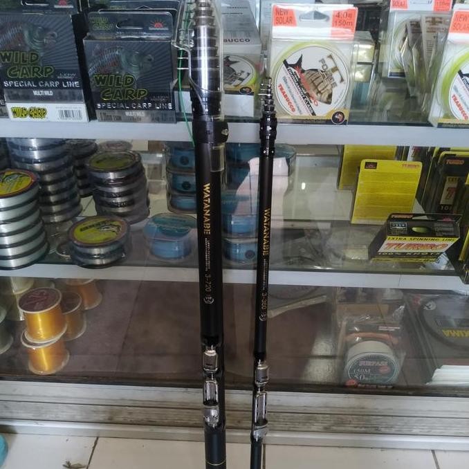 Joran Tegek Kolong Import Watanabe Model Zoom Carbon Murni