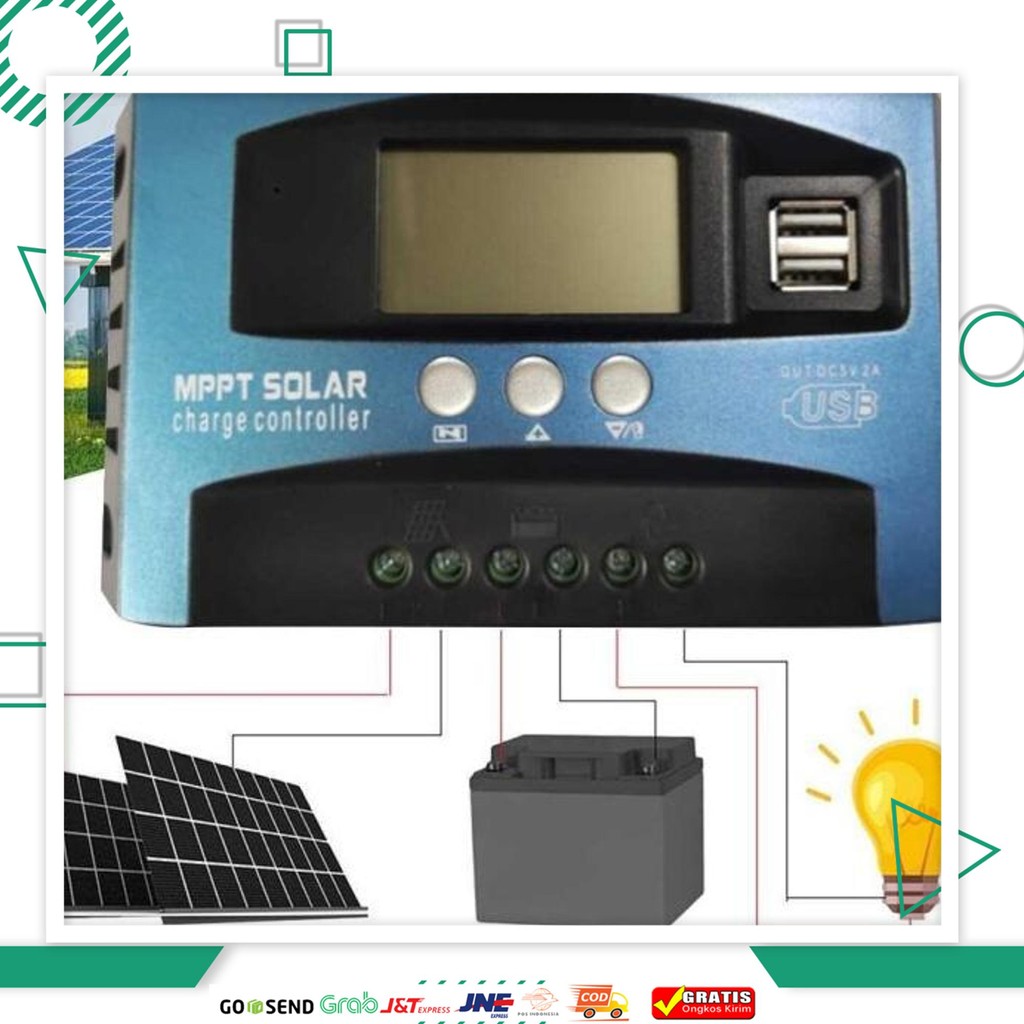 Scc 30 A 30A Mppt Solar Charger Controller Regulator Mps36