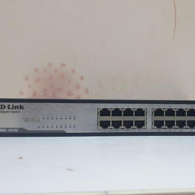 Switch Hub Gigabit D Link 16 Port New Stok