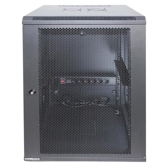 Indorack Rak Server Wir / Wip 55015S-15U Wallmount Rack Singledoor 15U New Stok