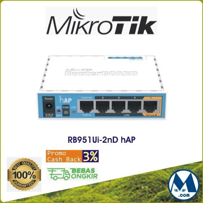 Mikrotik Rb 951 Ui 2Nd Hap / Rb951Ui-2Nd Hap New Stok