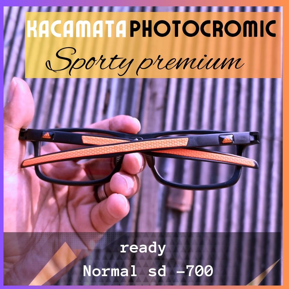 KACAMATA MIN PHOTOCROMIC PRIA SPORTY OPTIK ASLI ORI KACA MATA MINUS KEKINIAN