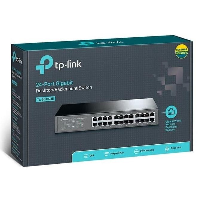 Tplink Tl-Sg 1024D Switch Hub 24 Port Gigabit / Hub 24Port Gigabit New Stok
