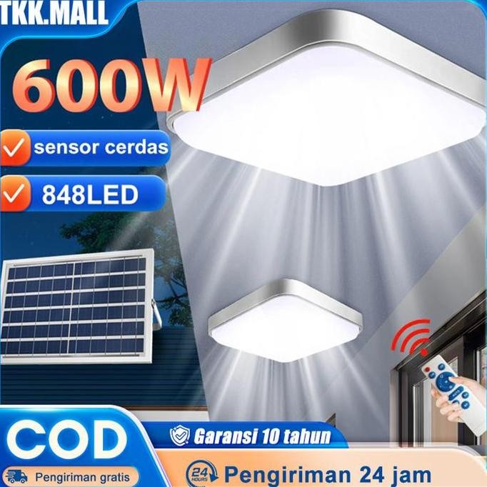 Garansi 10 tahunLampu Tenaga Surya Lampu Taman Surya Plafon Rumah Lampu Langit-langit LED Surya Outd