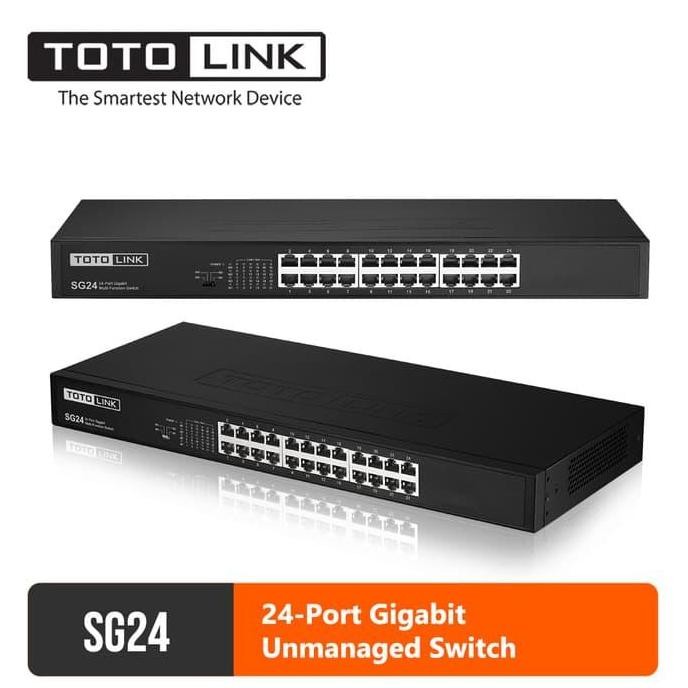 24Port Gigabit Totolink Sg24 Switch 24Port Gigabit Totolink Sg24 New Stok