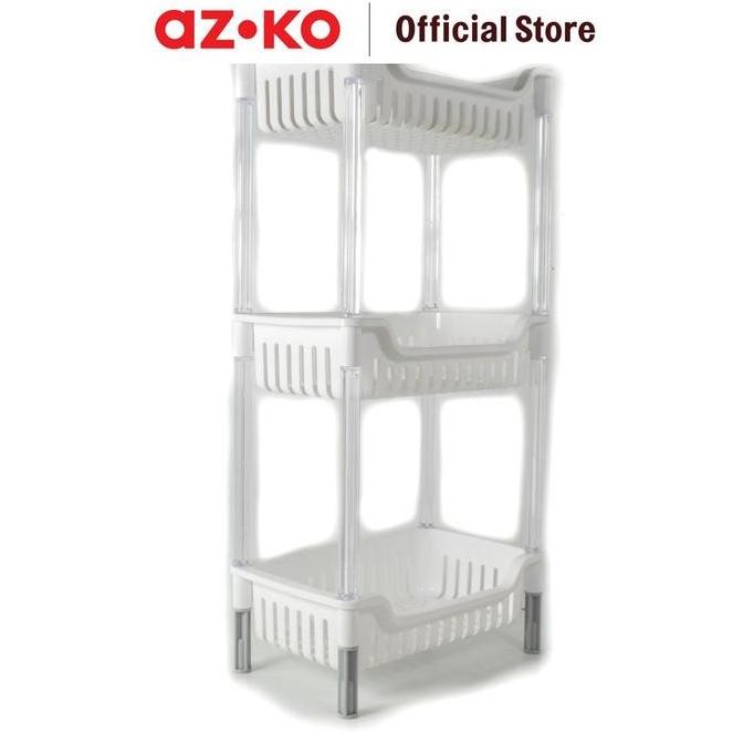 AZKO Keyway Rak Serbaguna 3 Tingkat - Putih