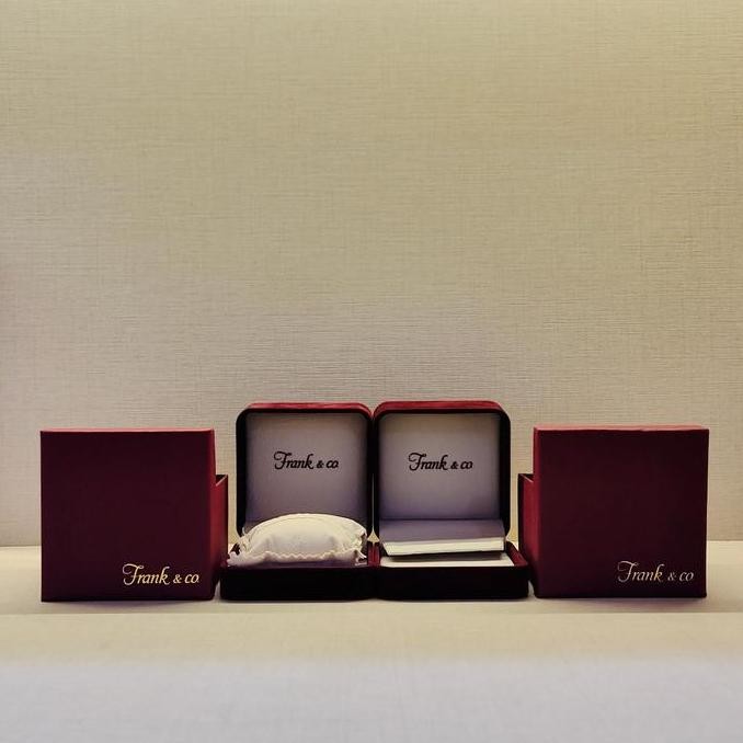 Box Frank N Co Untuk Cincin - Kalung / Original Kotak Frank N Co 100%