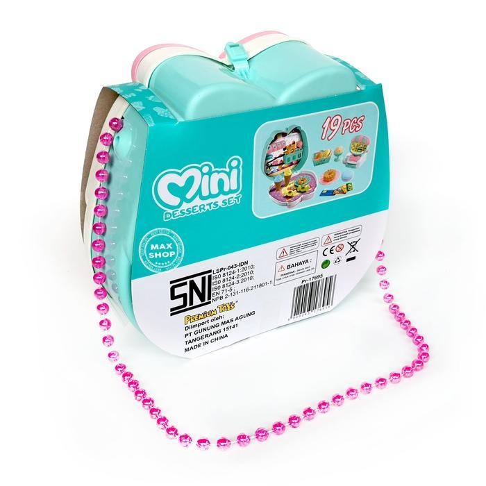 PREMIUM (READY) terjamin Mainan Edukasi Anak Tas Koper Lucu Mini Es Krim Dessert Set Make Up Set ter