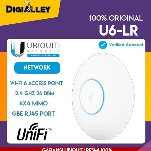 Ubiquiti Unifi 6 Long Range Access Point U6-Lr U6 Lr Ap New Stok