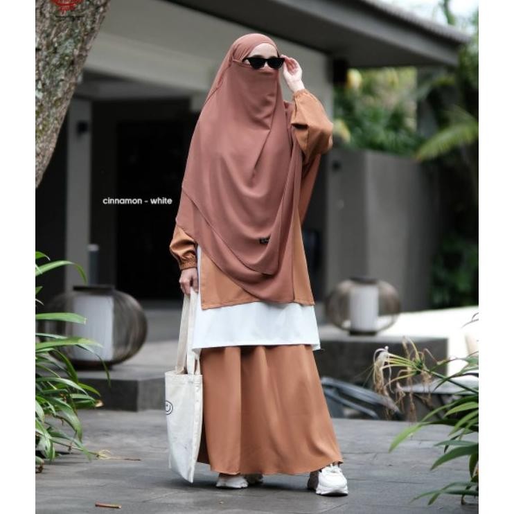 Tunik Turkey By Khumaira Syari Setelan Tunik Syari