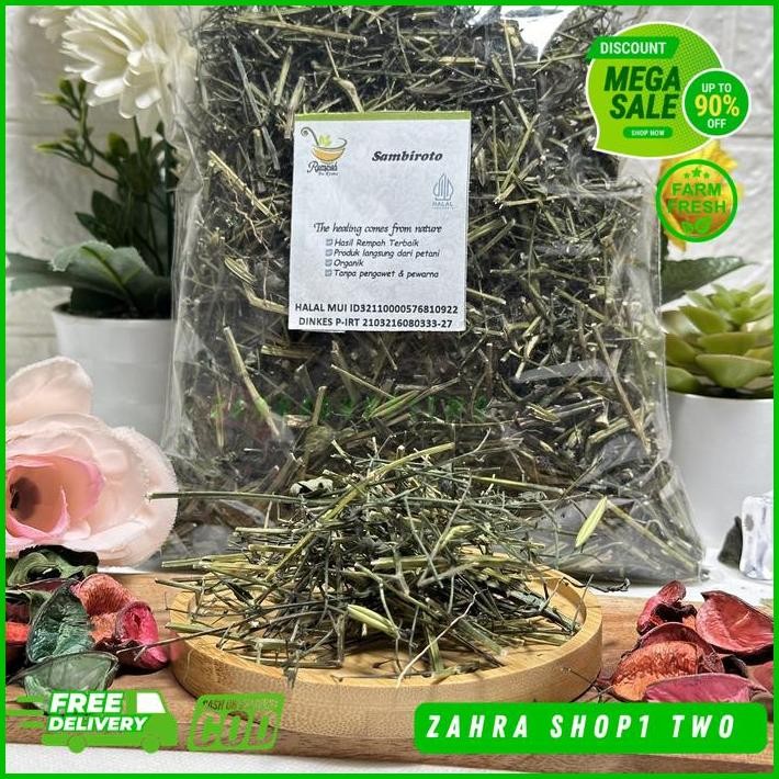 

SIMPLISIA SAMBIROTO KERING BERAT PRODUK 500 GRAM DIJAMIN GRATIS ONGKIR