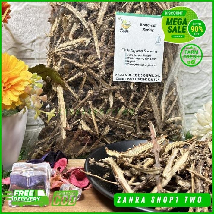 

SIMPLISIA BROTOWALI KERING BERAT BERSIH 100 GRAM TERBAIK