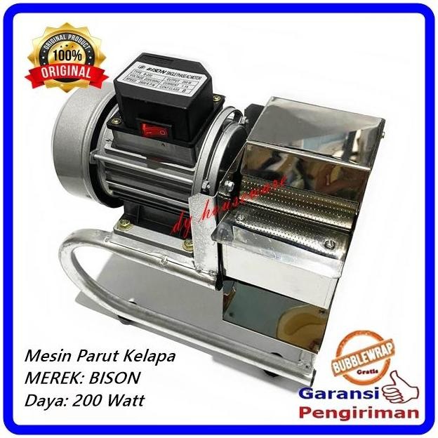 Mesin Parutan Kelapa Listrik / Mesin Parut Singkong Bison Kualitas Terbaik Harga Termurah