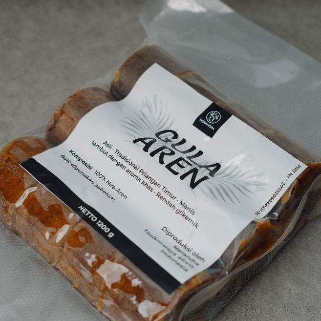 

Gula Aren Cetak Kawung 1200 Gram Isi 12 Kemasan Vakum 100% Organik Nira Pohon Enau - Nerandra SV
