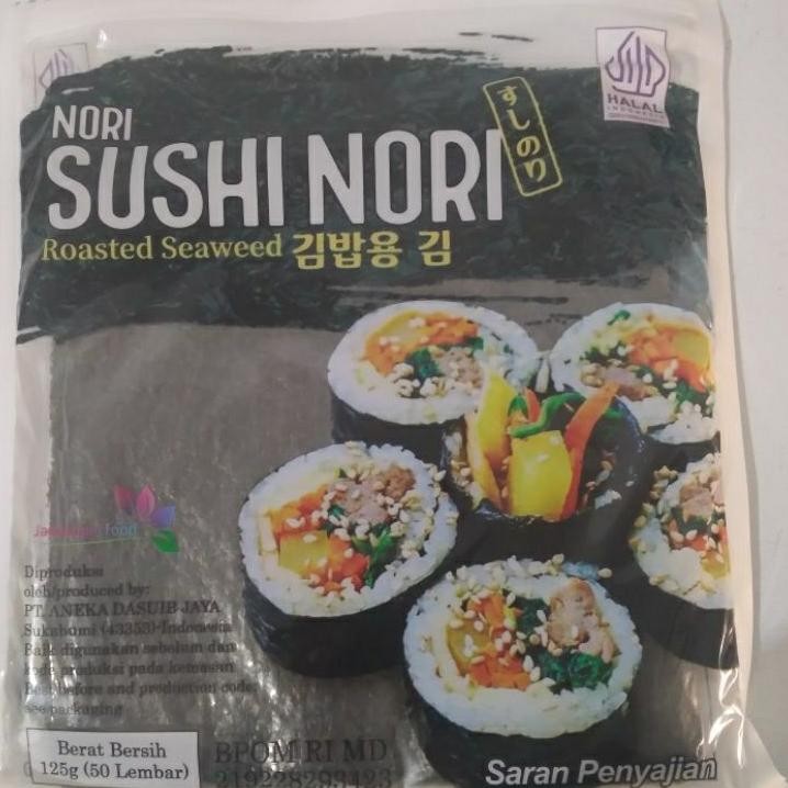 

Sushi N Sheet Gold 50 Lembar Roasted Seawed Halal