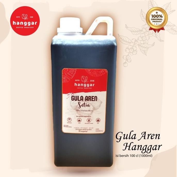 

HANGGAR GULA AREN 1 Liter / GULA AREN CAIR 1 Liter SV