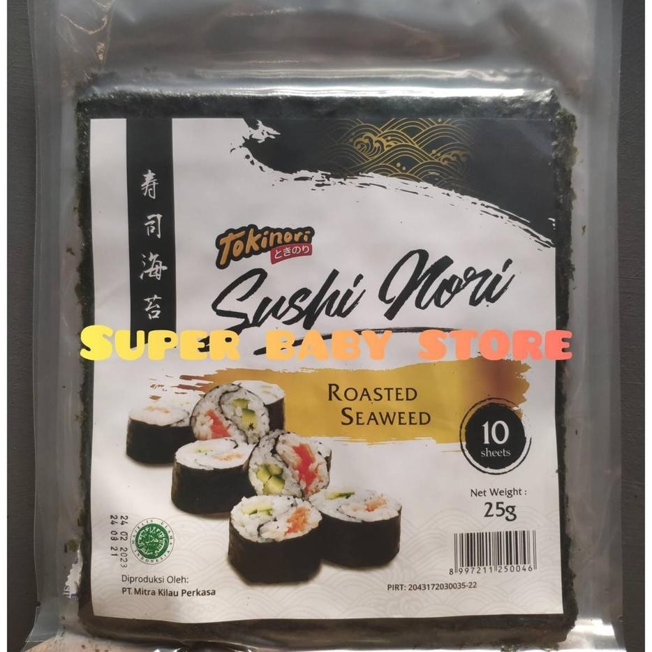 

Tokin Yaki Sushi N Roasted Seaweed Rumput Laut 10Pc