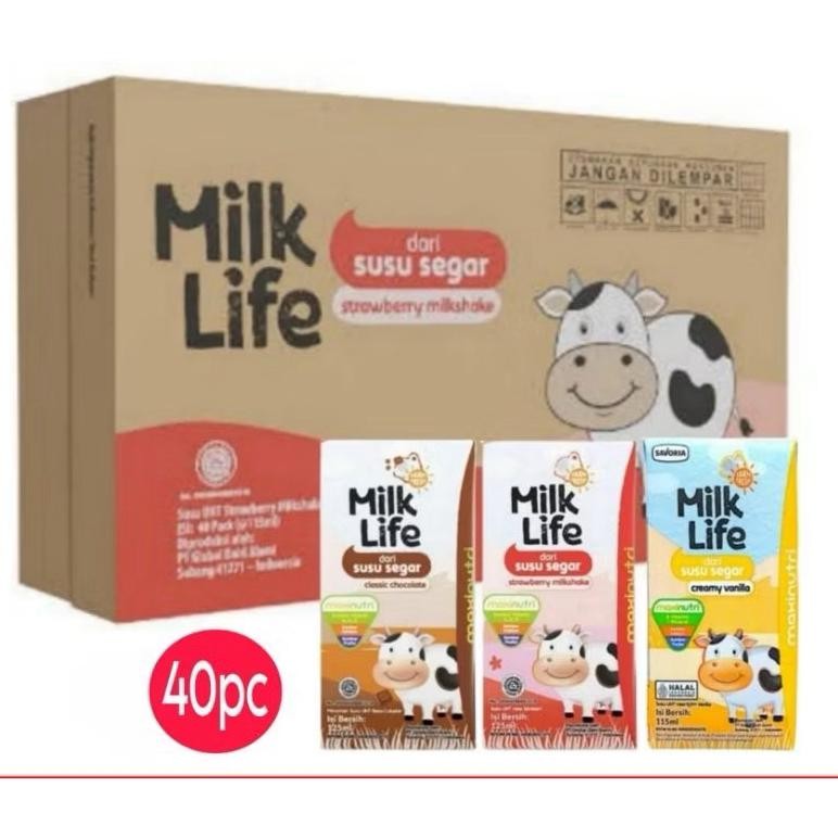 

Heatshrin Susu Milk Life Uht 115Ml Dus / Karton Isi 40 Qw-45