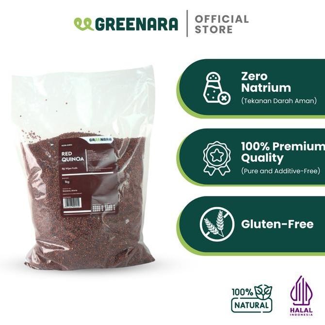 

Quinoa Merah 1 Kg / Red Quinoa KM