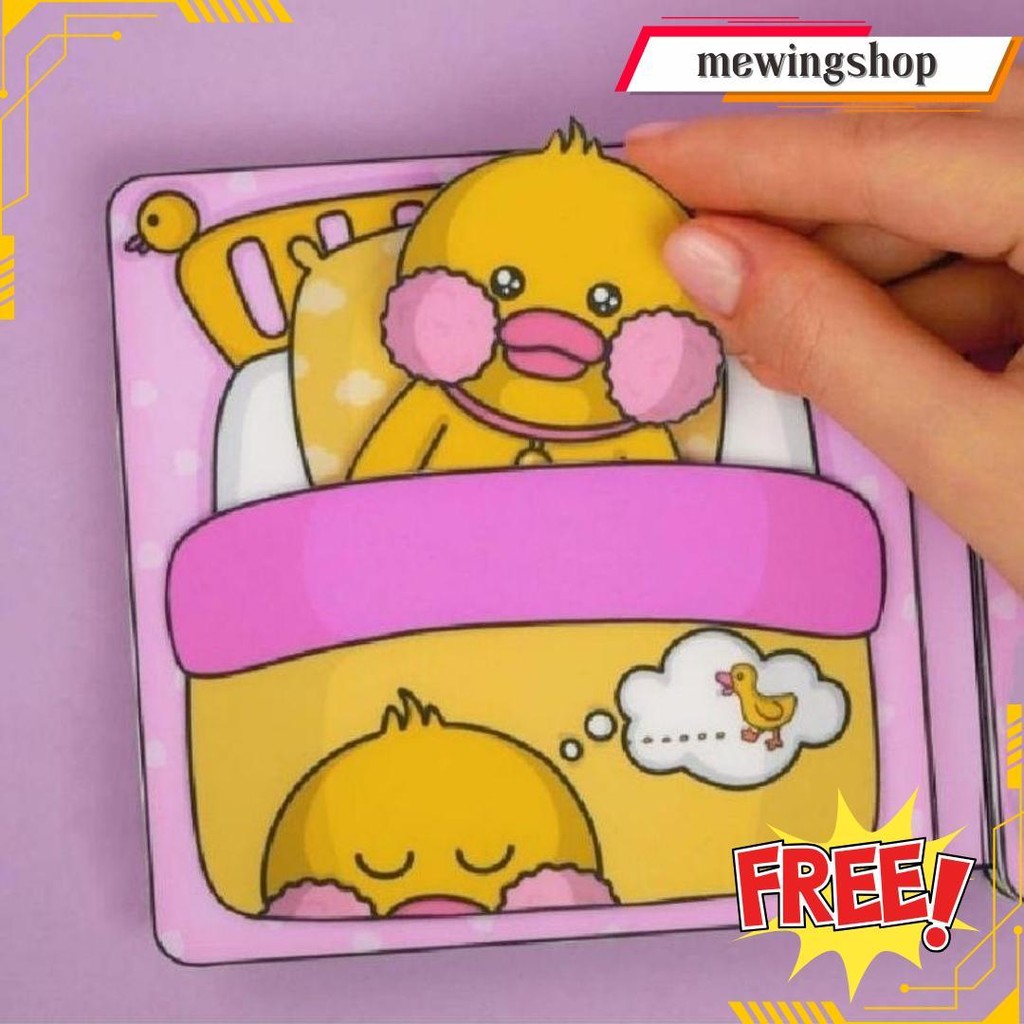 Bebek Dolls Paper Duck Boneka Kertas Mainan Edukasi Anak Paper Book Original Produk
