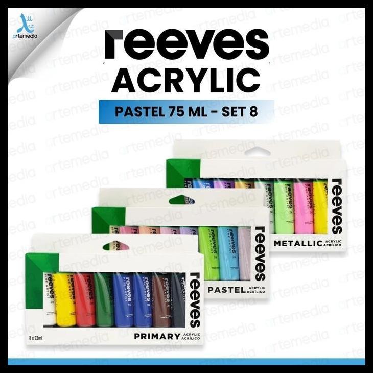 

Cat Akrilik Reeves Fine Artists Acrylic Paint Color Set 22Ml Terlaris