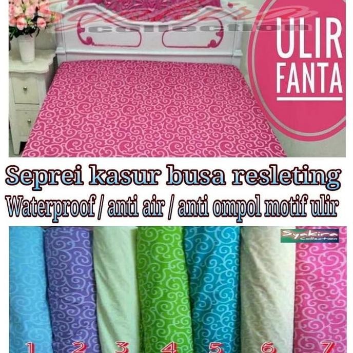Sarung Kasur Busa Resleting Wateroof 100x200x15