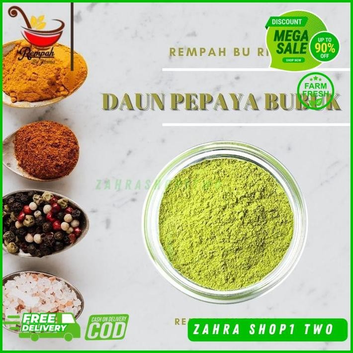 

DAUN PEPAYA BUBUK 500 GRAM KUALITAS TERBAIK