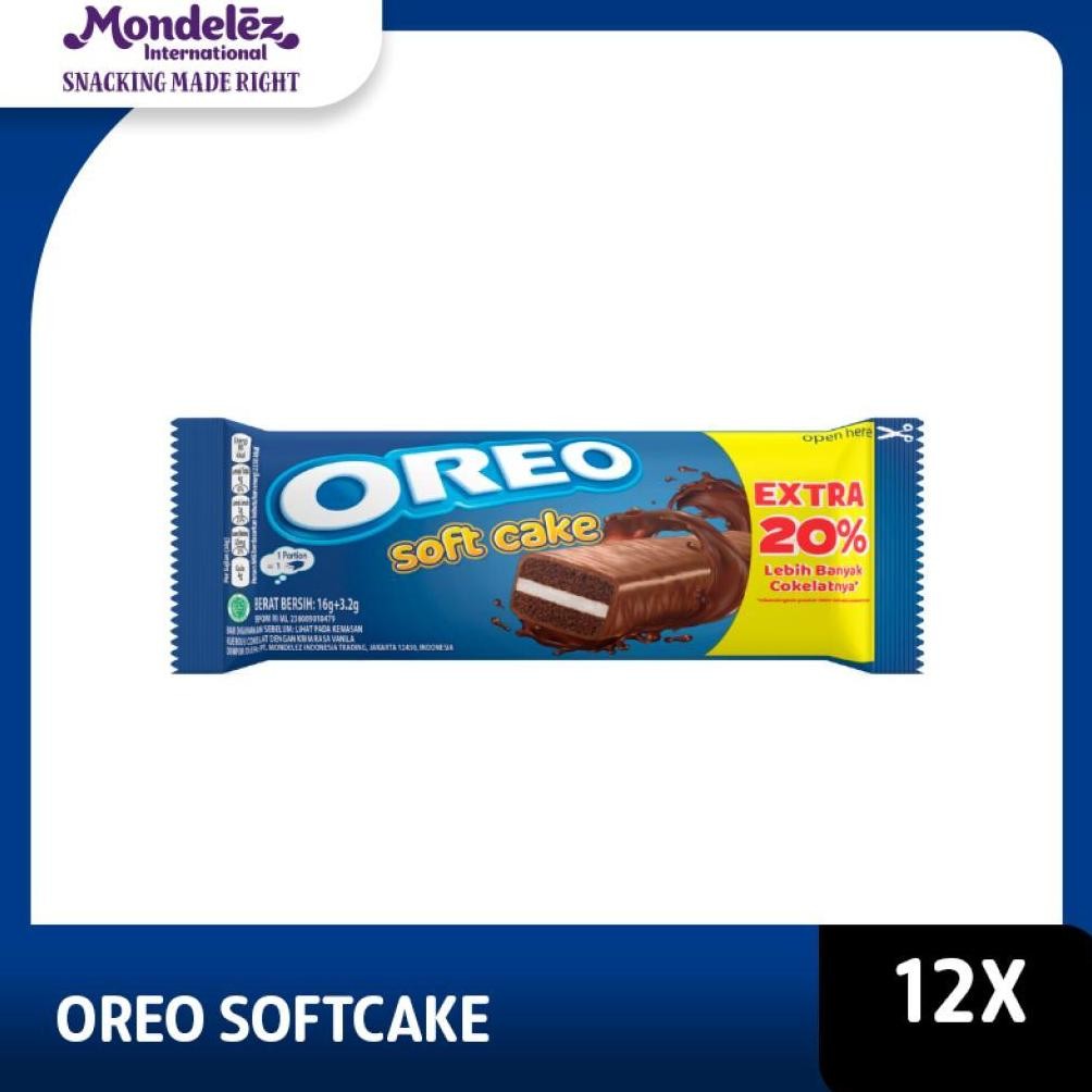 

Oreo Bolu Softcake Box 12x16g Untuk Camilan bersama keluarga