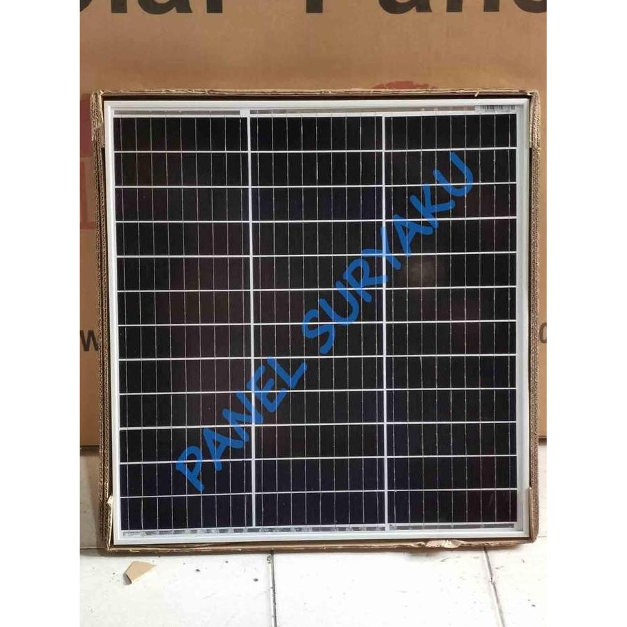 ready Solar Panel Surya 50wp Monocrystalline Original