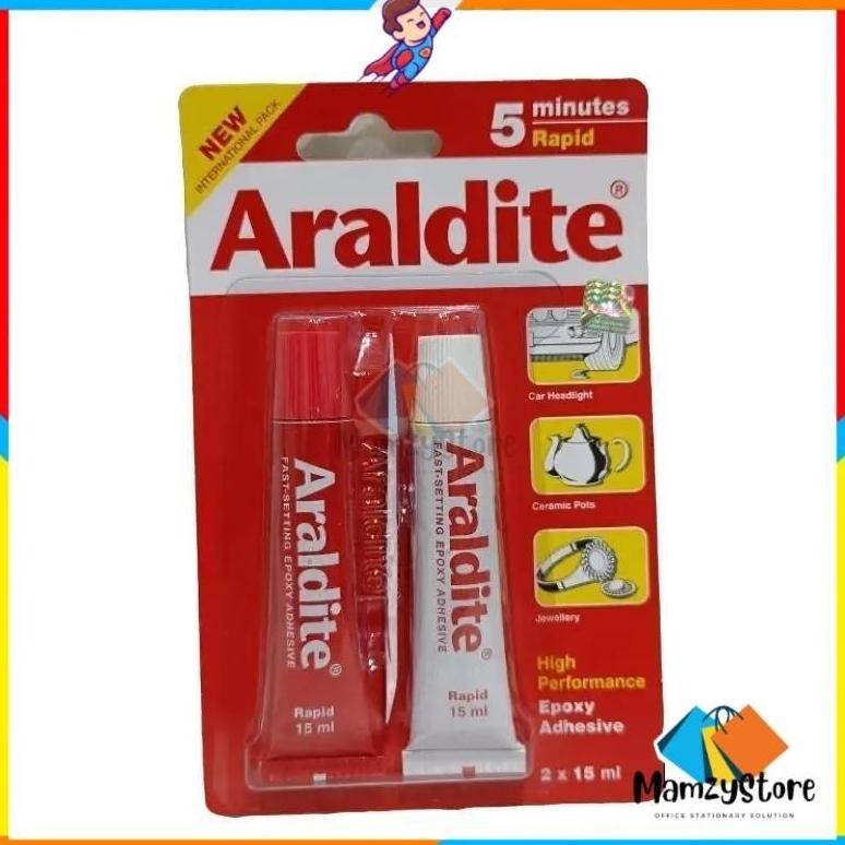 

JH8 Araldite merah 30ml LEM KACA ORIGINAL