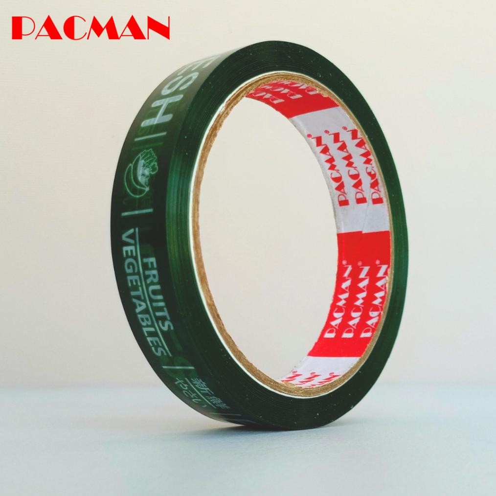 

JH8 8 pcs / 1 slop Selotip Fresh Vegetable 1 inchi x 72 pita buah isolasi fresh vegetable merk pacman original 100%