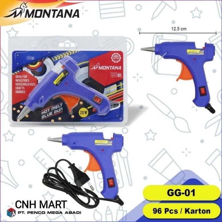 

JH8 Alat Lem Tembak Kecil Montana - Mesin Lem Tembak Kecil Montana 20 Watt - Montana Mesin Lem Tembak Kecil 20 Watt GG -01