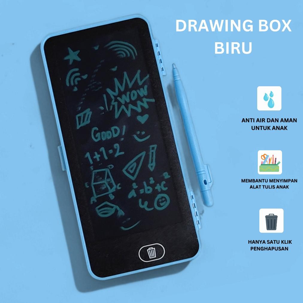 

JH8 Tempat Pensil 2 in 1 Lcd Pen Case Drawing Pad Kotak Pencil Anak Writing