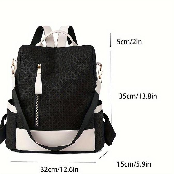 BISA COD Tas Ransel Wanita Serbaguna Tas Gendong Kulit Sintetis Motif Embos Multifungsi Anak Perempu