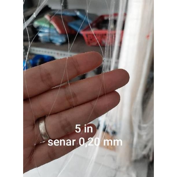 Jaring Ikan Siap Pakai 3 Lapis Tinggi 1m Panjang 20m Jaring Ikan Murah Jaring Ikan Bentang Jaring Ka