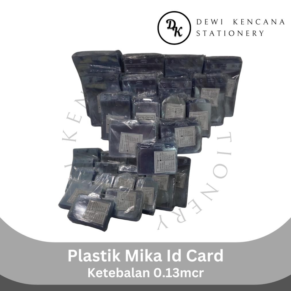

JH8 Plastik Mika Name Tag Id Card 100pcs Tebal 0.13mcr
