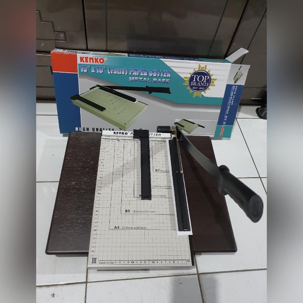 

JH8 pemotong kertas paper cutter F4 FOLIO KENKO LETTER 25X38 cm
