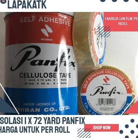 

JH8 PROMO ISOLASI PANFIX 1 X 72 YARD (PER PCS) +