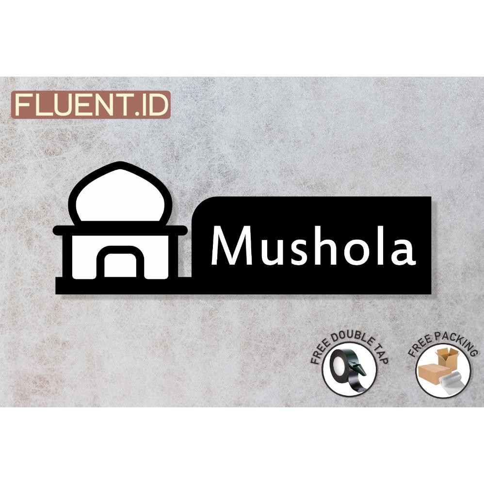 

JH8 Akrilik Musholla Minimalis | Sign Papan Nama Mushola
