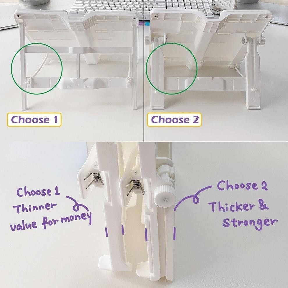 

JH8 Winzige Desktop Reading Book Stand Holder Adjustable Dudukan Penyangga Tatakan Buku utk Membaca