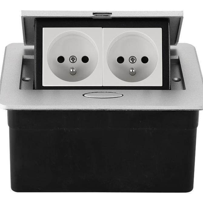 Cod Stop Kontak Lantai Tanam Arde 2 Lubang/ Stop Kontak Lantai 4 Modul Arde Arde Stop  Kontak